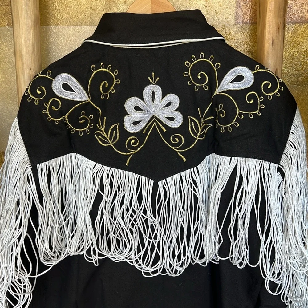 Western Cowboy Button Down Fringe Costume Shirt, Inspired By Ken In Barbie Movie - Picture 8 of 10
